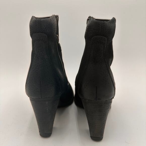 Timberland Black Earthkeepers Stratham Suede Leather Booties Size 9 - Picture 5 of 10